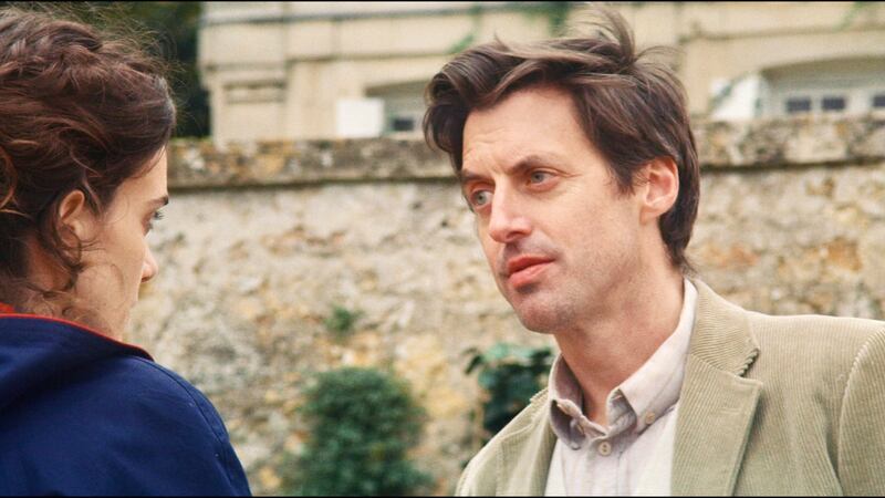 Camille Rutherford and Charlie Anson in "Jane Austen Wrecked My Life."