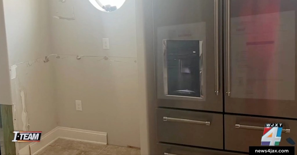 He compared his home to an unfinished construction site.
