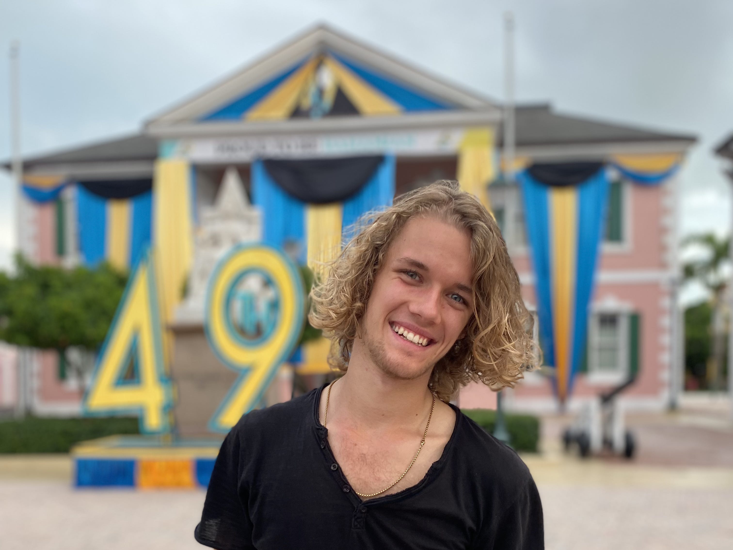 Luca Pferdmenges in Nassau, Bahamas
