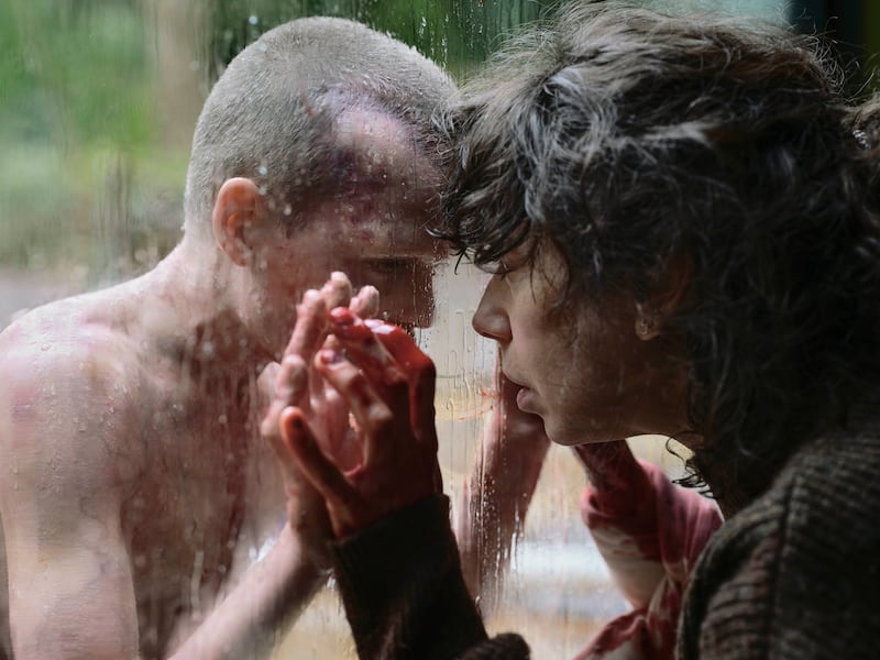 Jonah Wren Phillips and Sally Hawkins