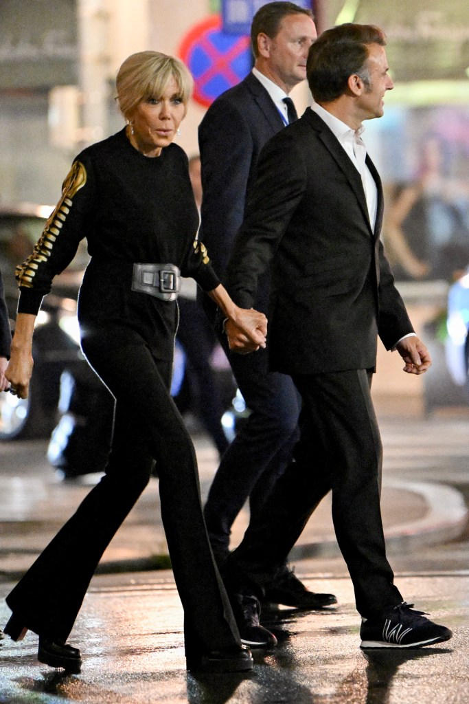 Emmanuel Macron and Brigitte Macron May 26. 