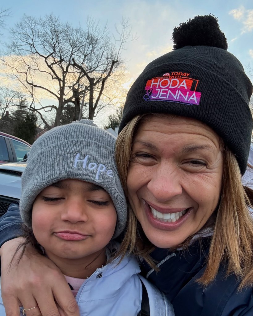Hoda Kotb in a selfie with daughter Hope. 