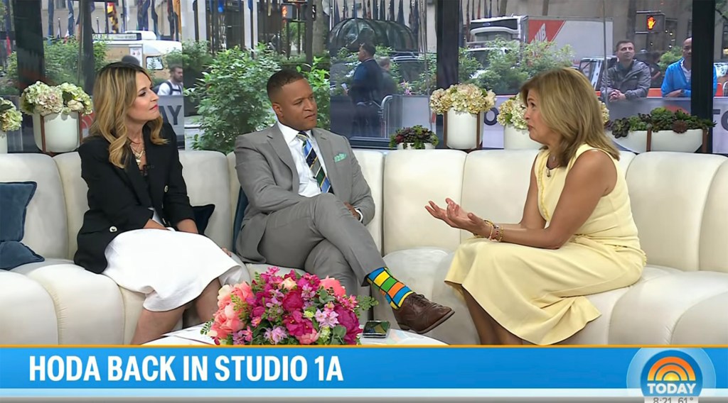 Hoda Kotb on Wednesday's episode of the 