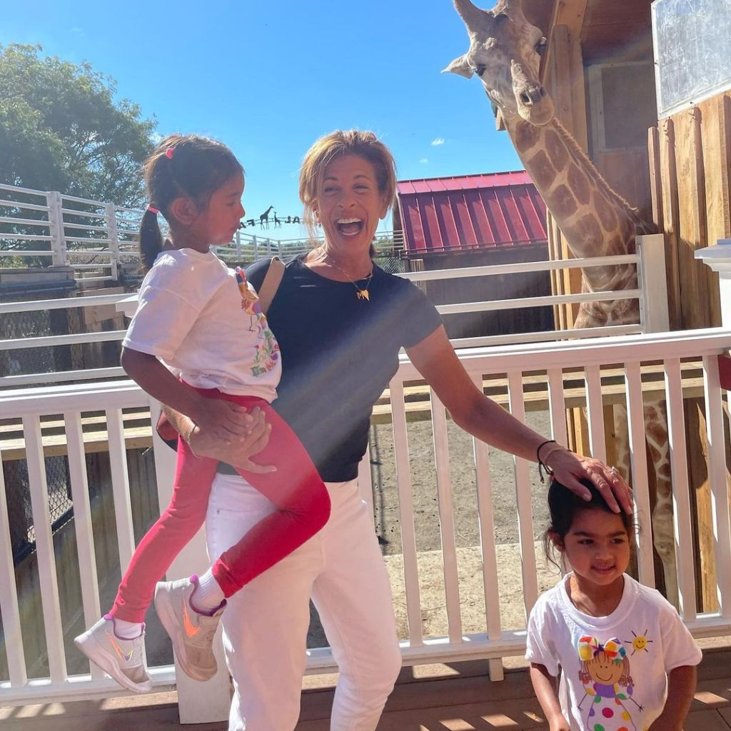 Hoda Kotb with her daughters Haley and Hope.