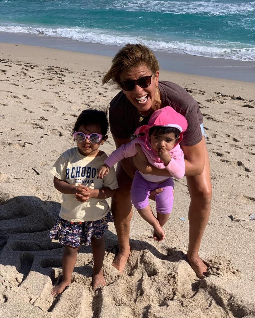Hoda Kotb with her daughters Haley and Hope.