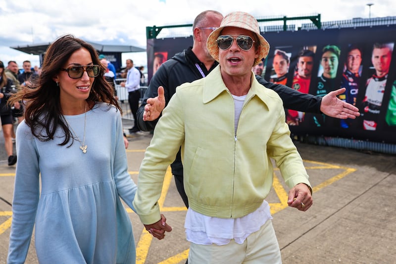 Brad Pitt and girlfriend Ines de Ramon made their first public appearance at the 2024 British Grand Prix.