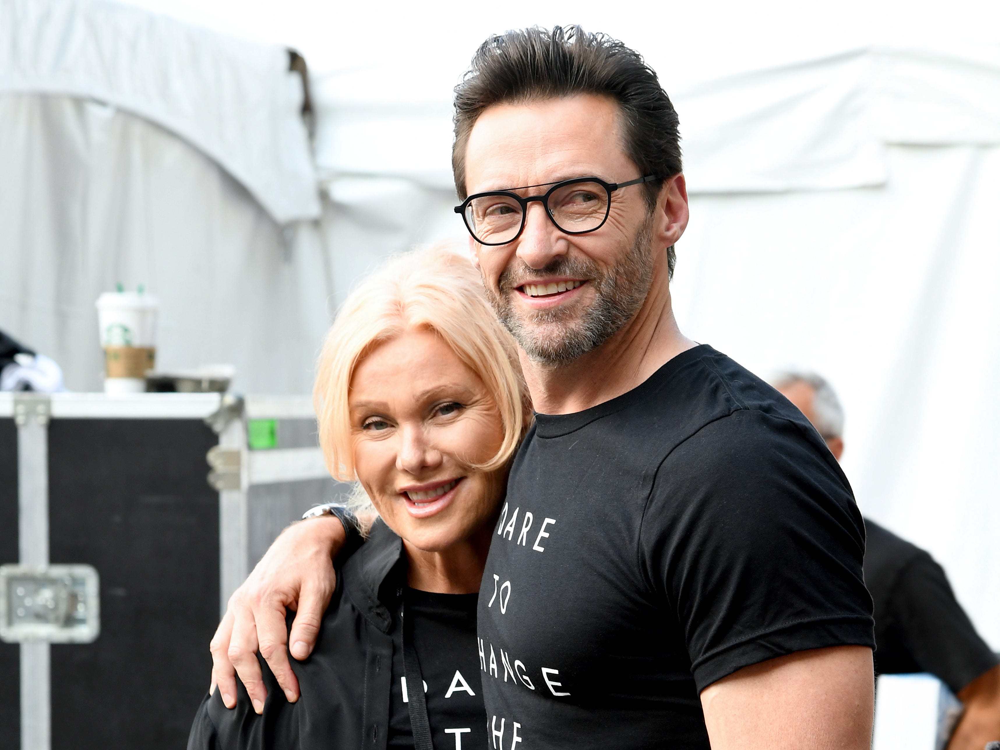 Hugh Jackman and Deborra-Lee Furness in 2019.