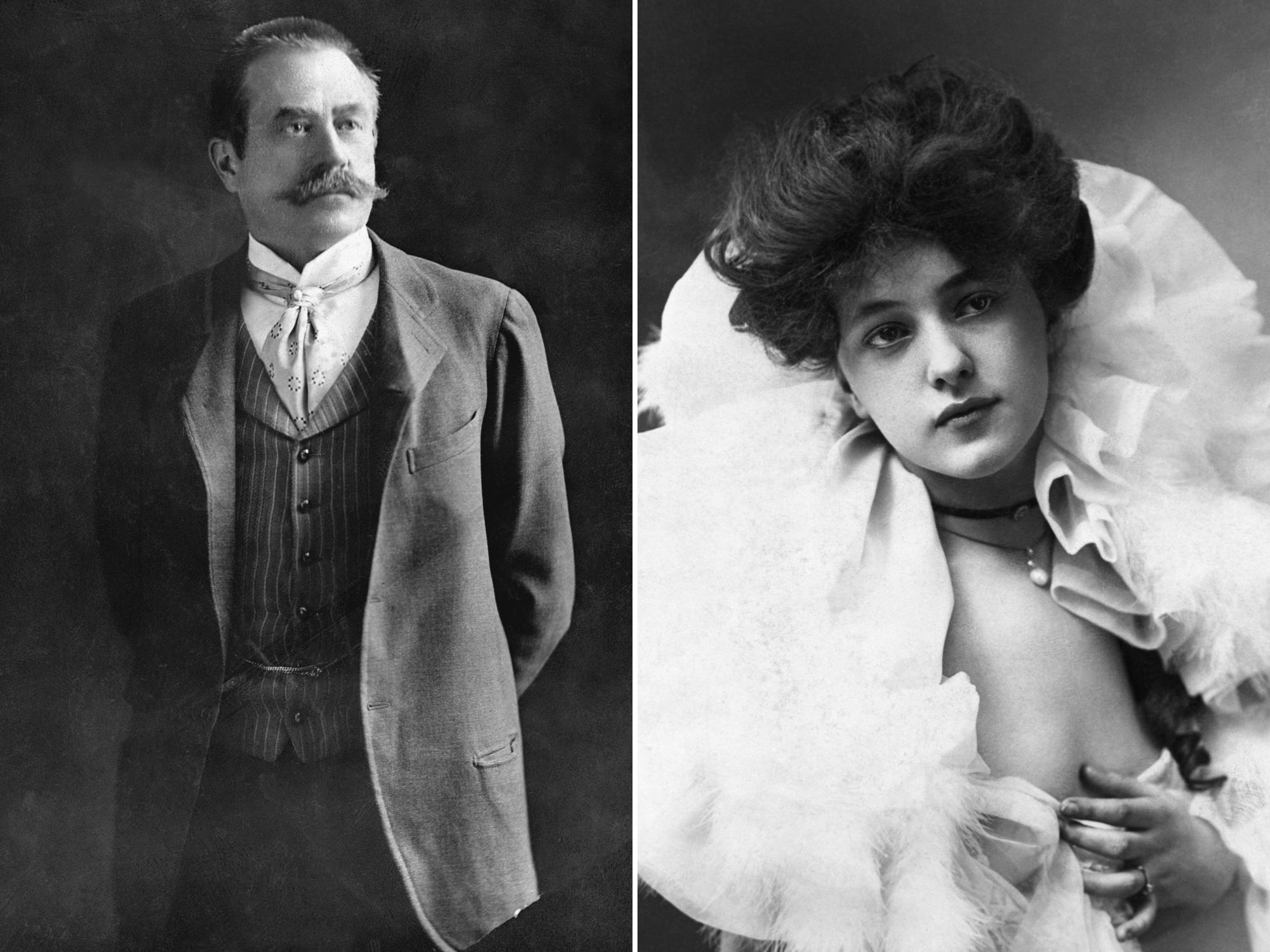 Architect Stanford White and Evelyn Nesbit