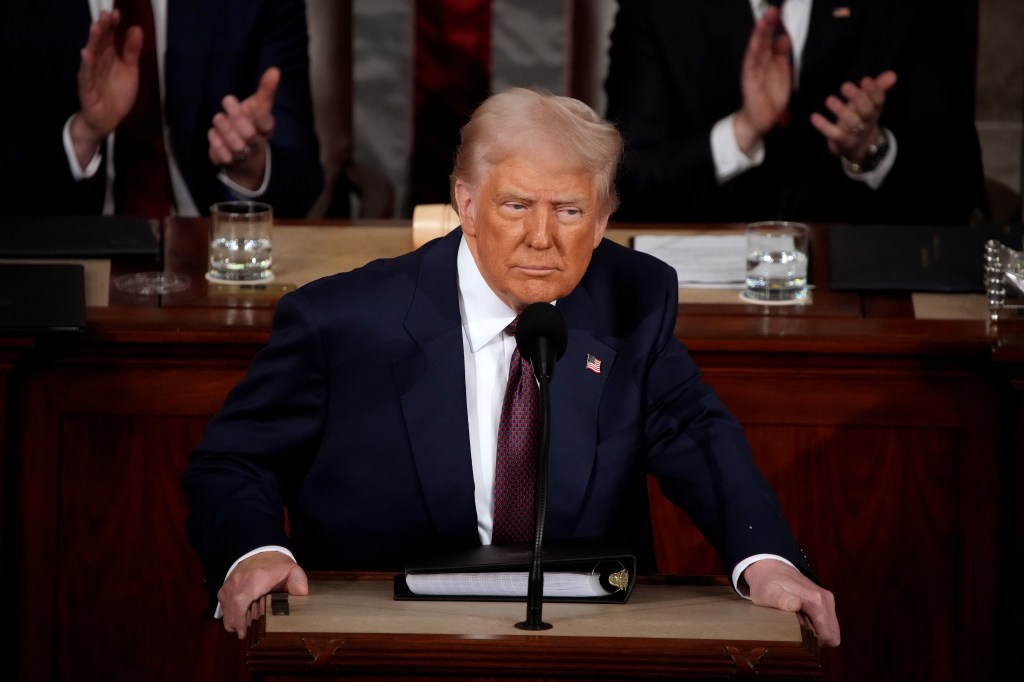 Donald Trump in March