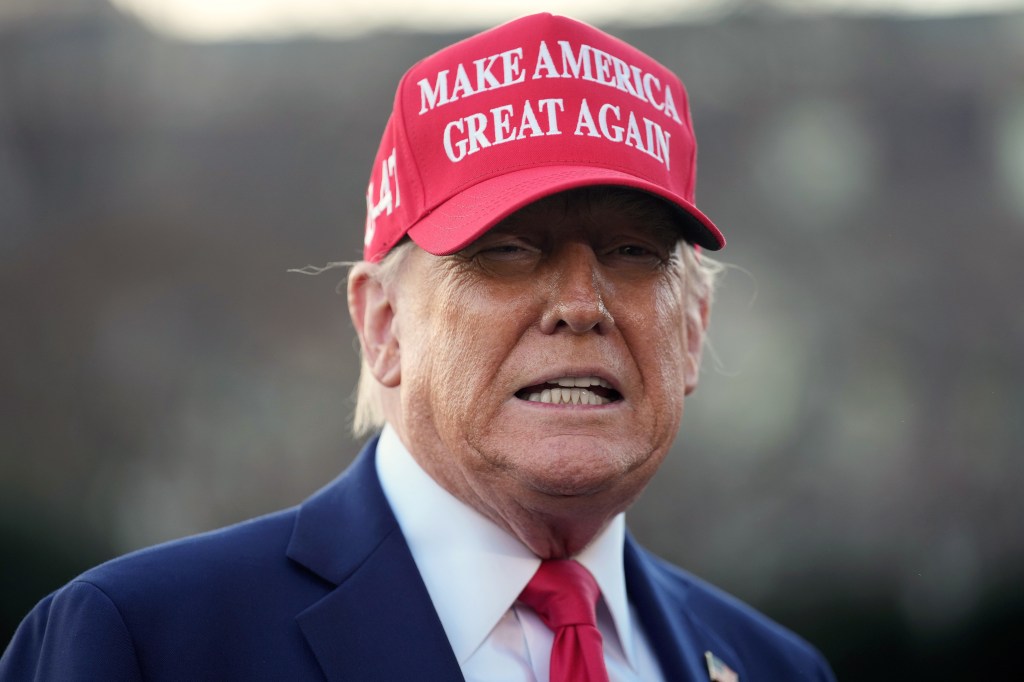 Donald Trump in February. 