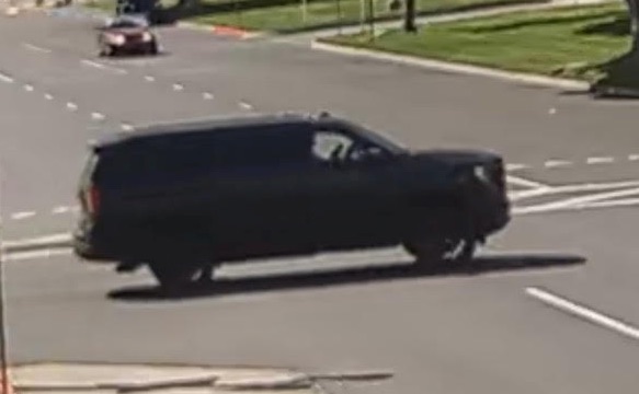 A video showing Klinghoffer driving 2022 GMC Yukon moments before hitting Sanchez.