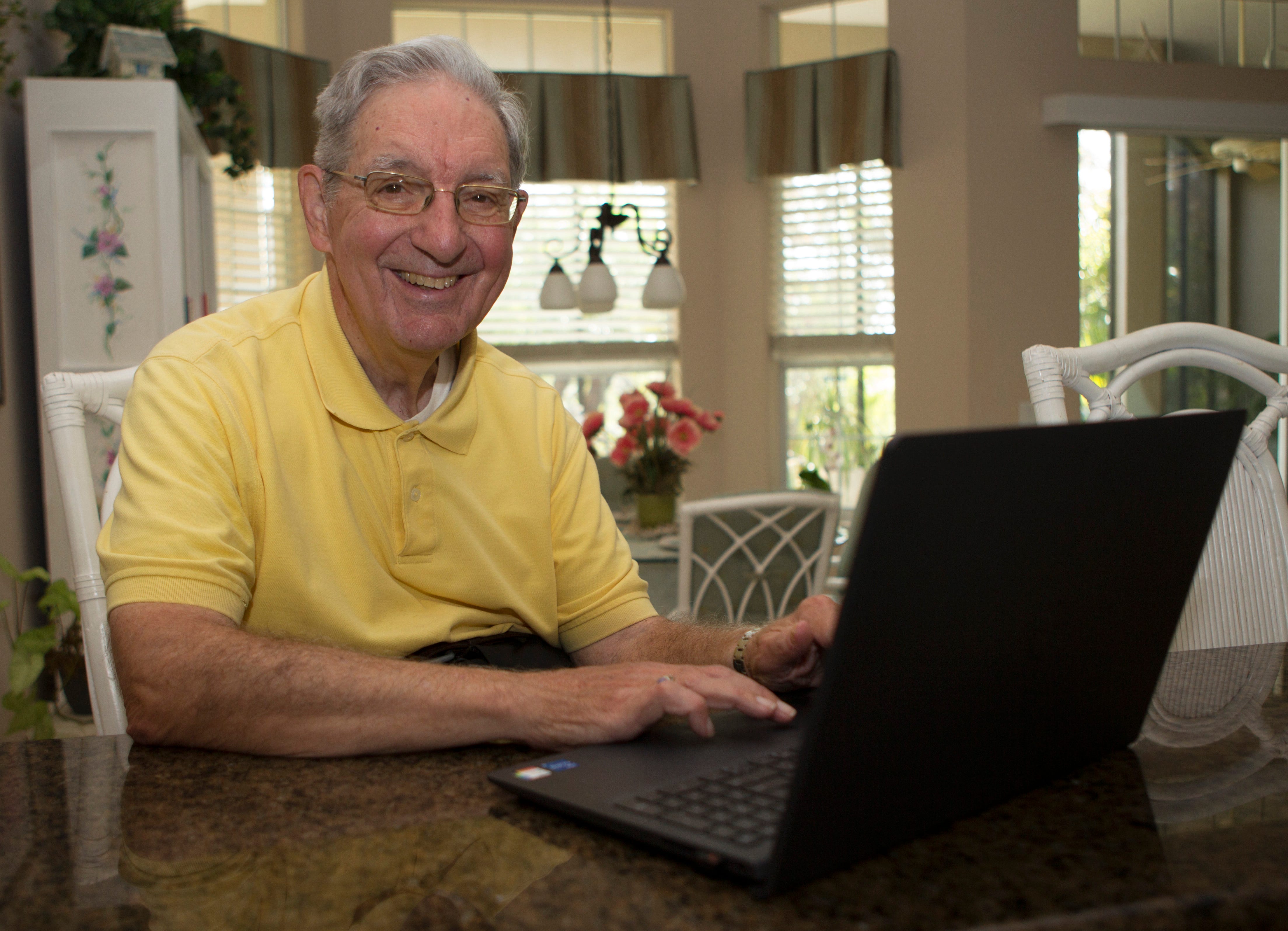 Donald Kimmel at his desk