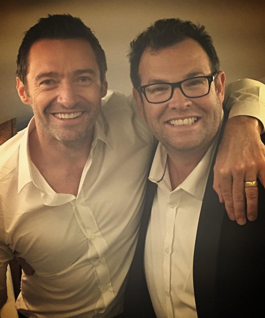 Hugh Jackman and Gus Worland