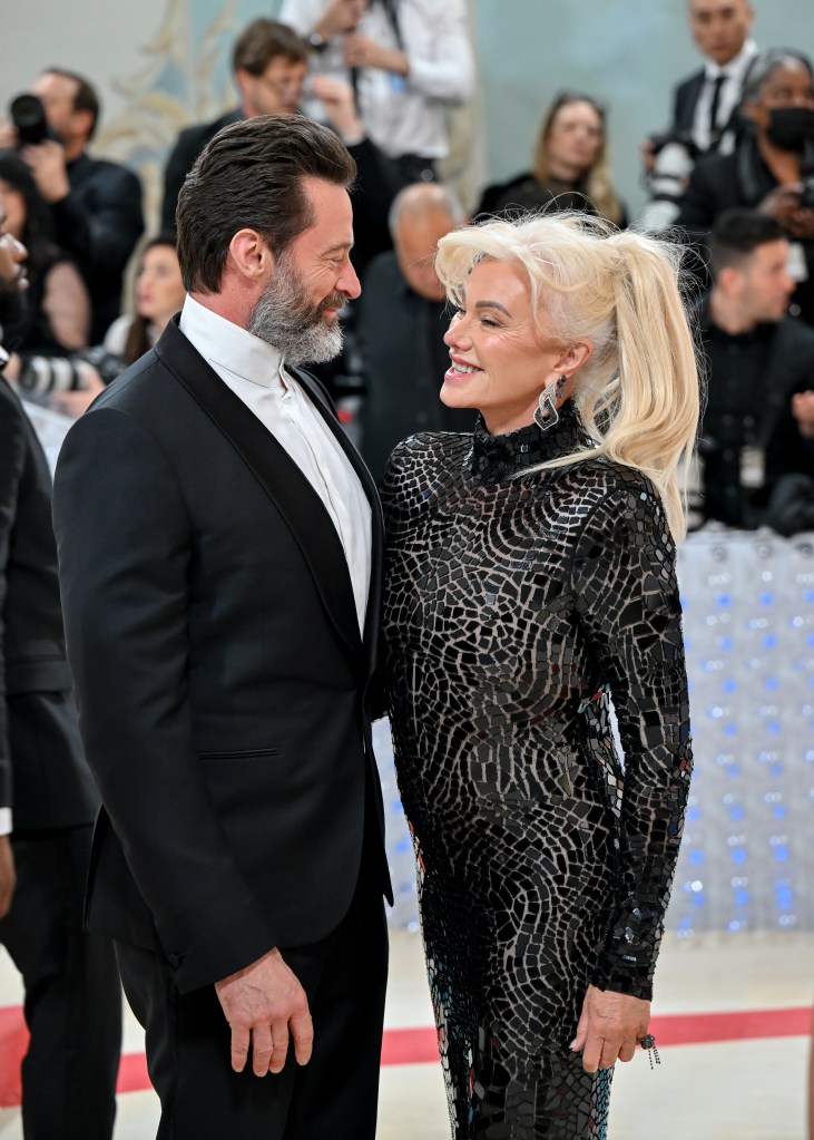 Hugh Jackman and Deborra-Lee Furness  at May 2023 Met Gala