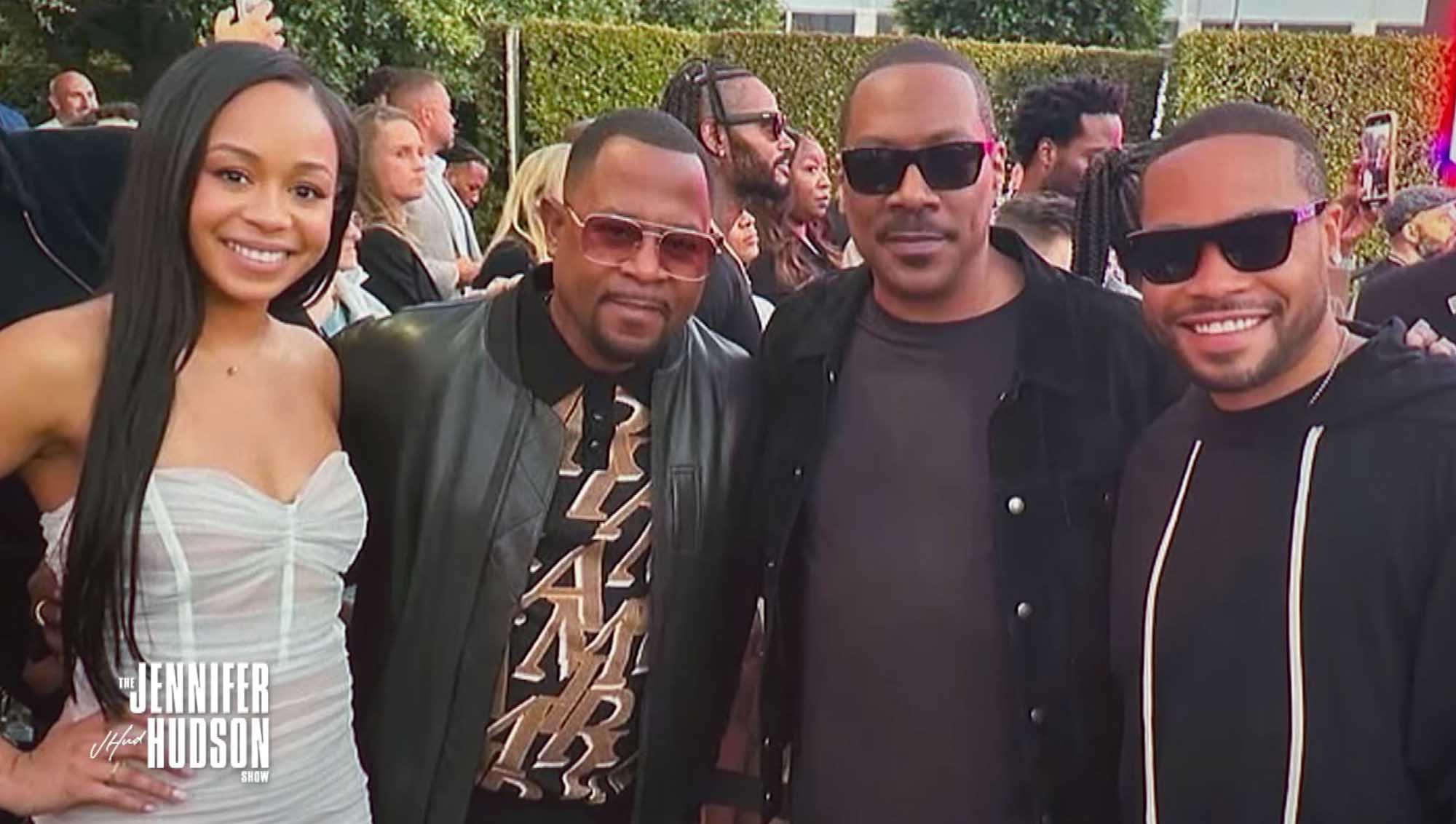 Eddie Murphy, Eric Murphy, Martin Lawrence and Jasmin Lawrence.