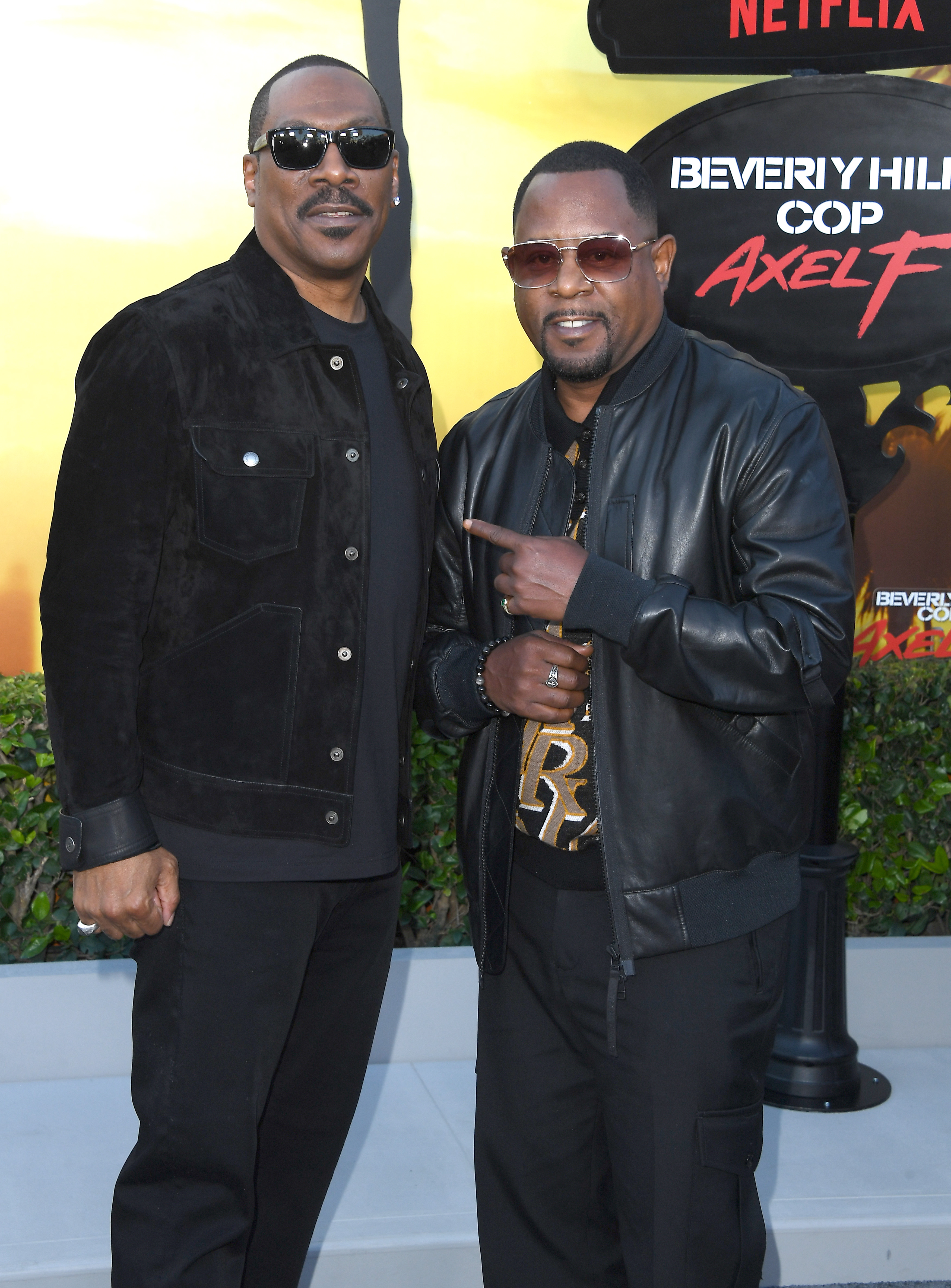 Martin Lawrence and Eddie Murphy at the Los Angeles premiere of Netflix's 