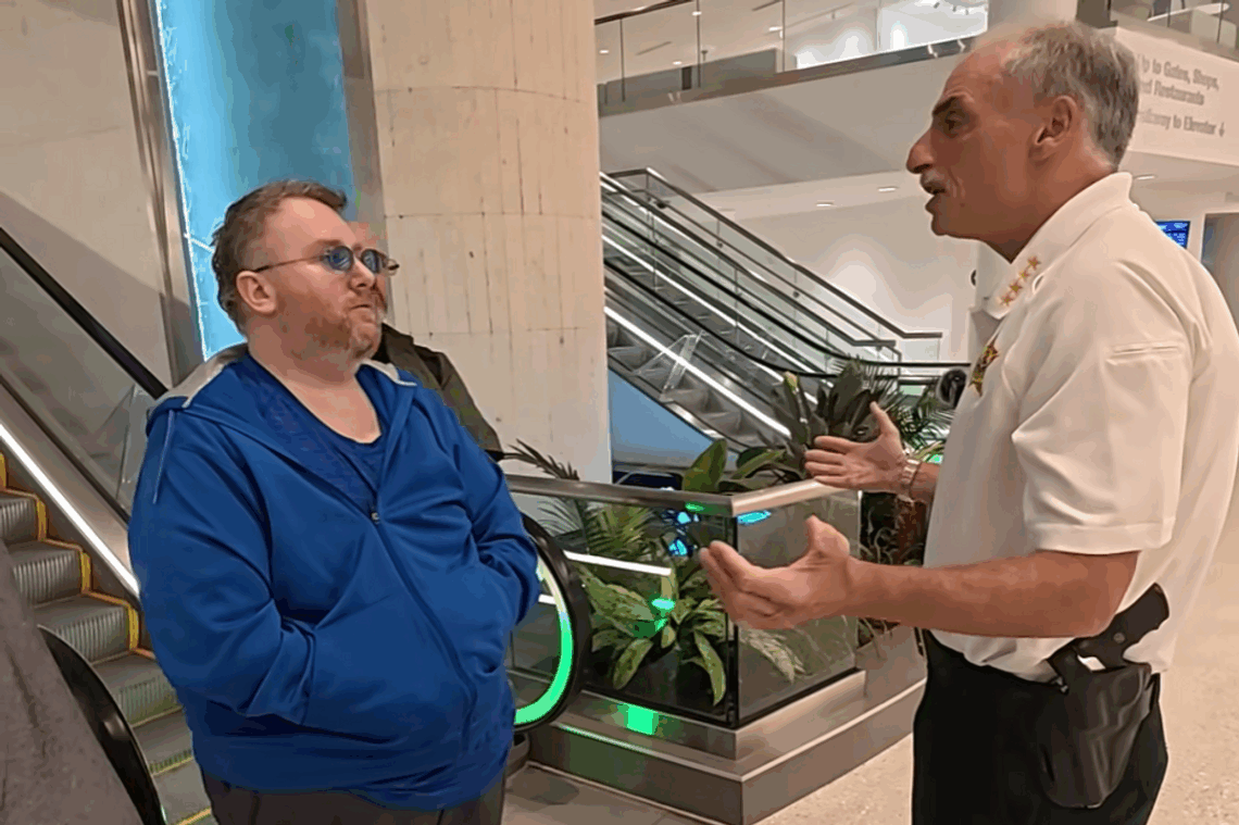 ‘I’m the guy you want to kill … challenge accepted’: Florida sheriff confronts man accused of threatening to murder him