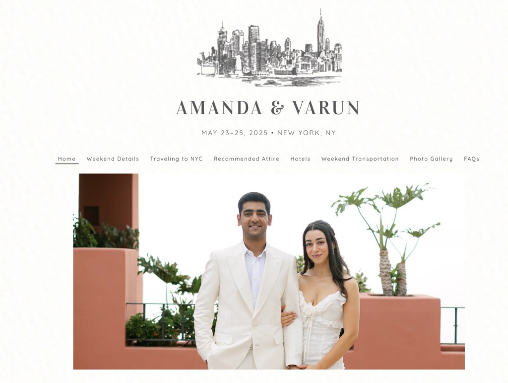 Indian wedding procession known as Baraat with groom Varun Navani and bride Amada Soll, and their 400 guests, shutting down Wall Street.