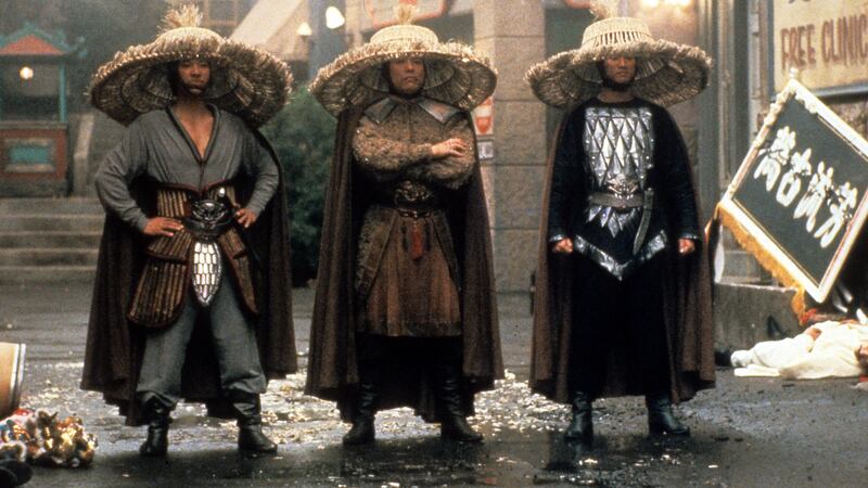 Kurt Russell in a scene from the film 'Big Trouble in Little China', 1986. (Photo by 20th Century-Fox/Getty Images)