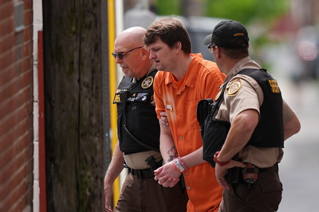 Ian Cleary, 32, seen for the first time since his arrest and extradition to the US on charges that he raped a fellow Gettysburg College student in 2013.