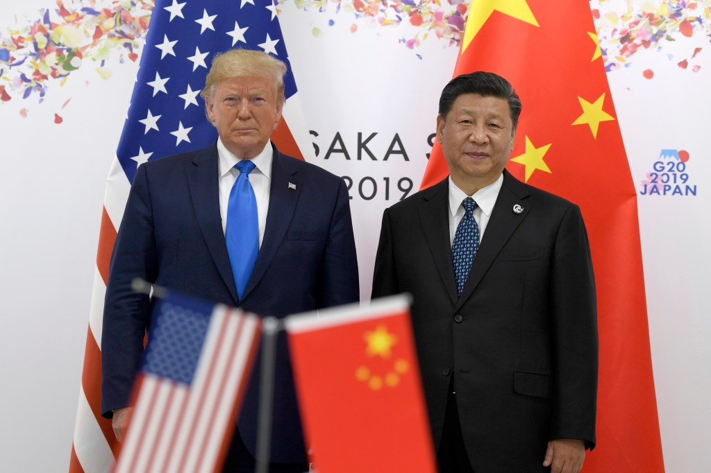Donald Trump and Xi Jinping
