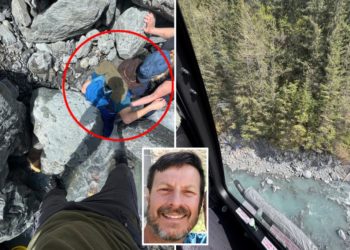 Alaska hiker pinned face down by 700-pound boulder credits ‘great wife’ and lots of luck for surviving terrifying ordeal