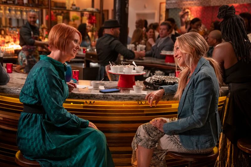 Cynthia Nixon and Sarah Jessica Parker