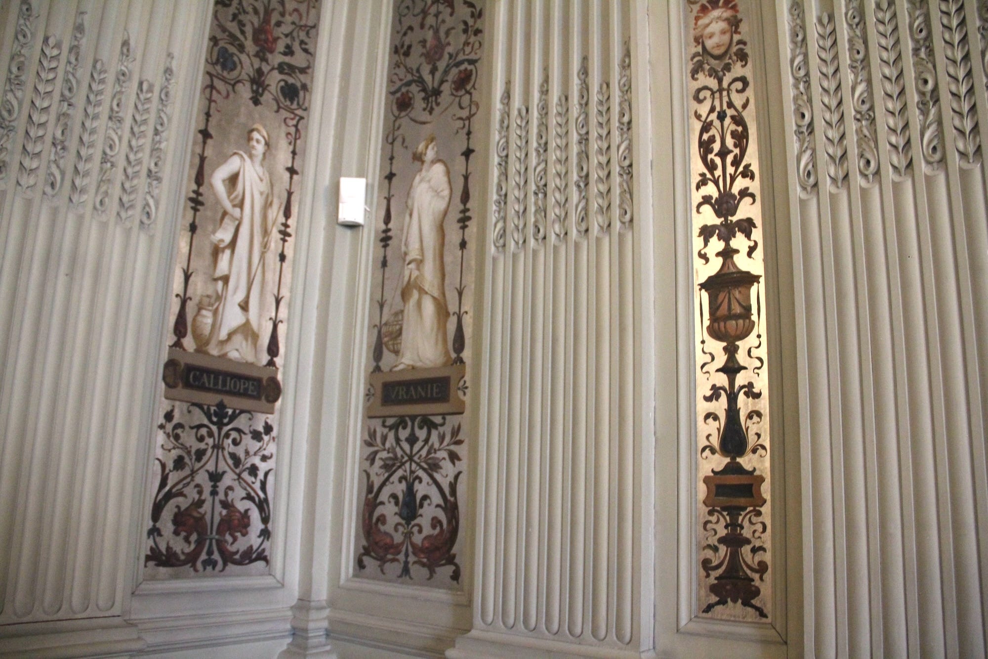 Platinum walls in The Breakers.