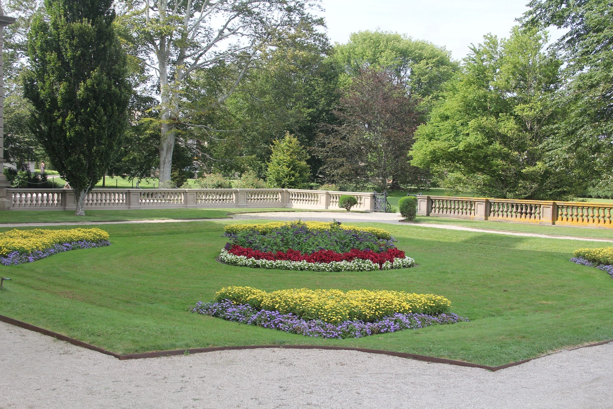 A garden at The Breakers.