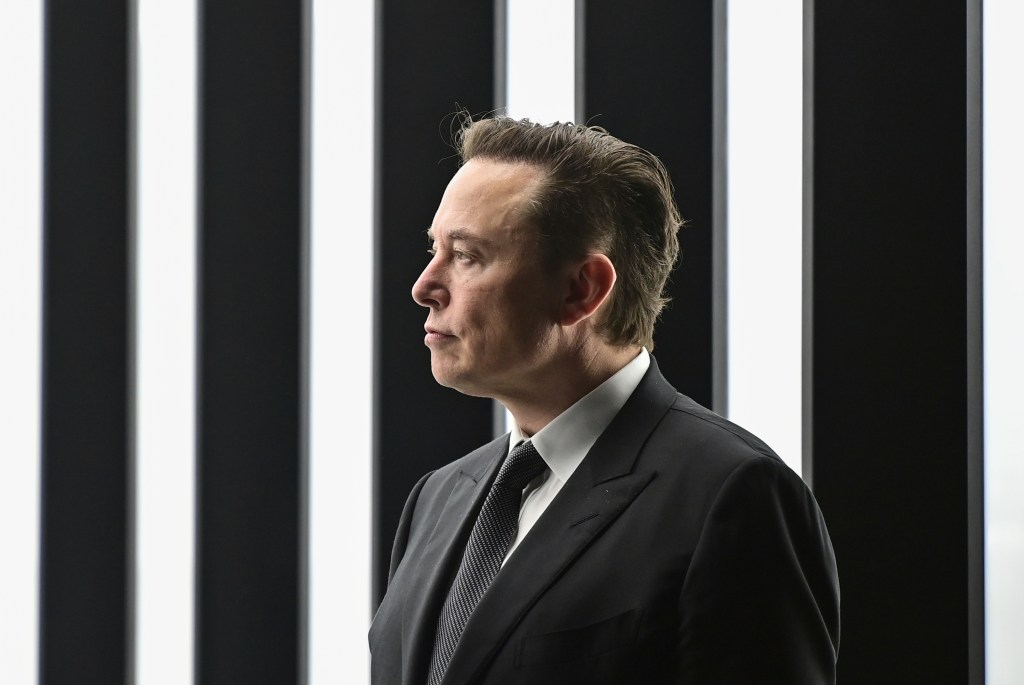Elon Musk in 2022. 