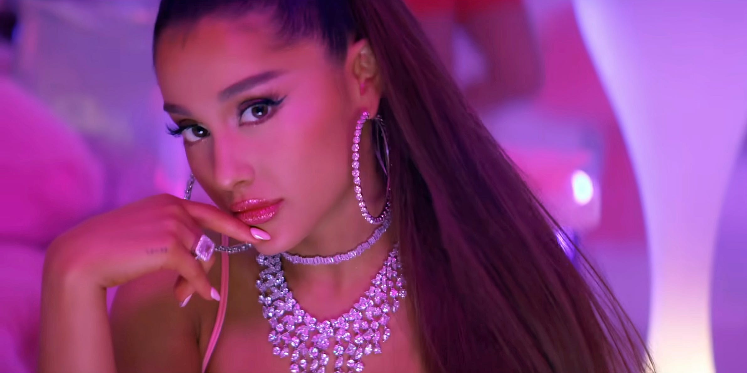 Ariana Grande in "7 Rings."