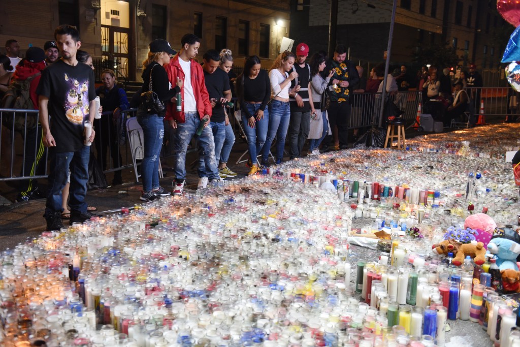 Memorial for Junior Guzman.
