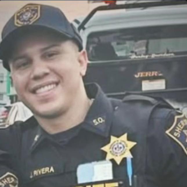 Hudson County Sheriff's Officer Justin Rivera was killed after falling out of a Jersey City administrative building on May 30, 2025.