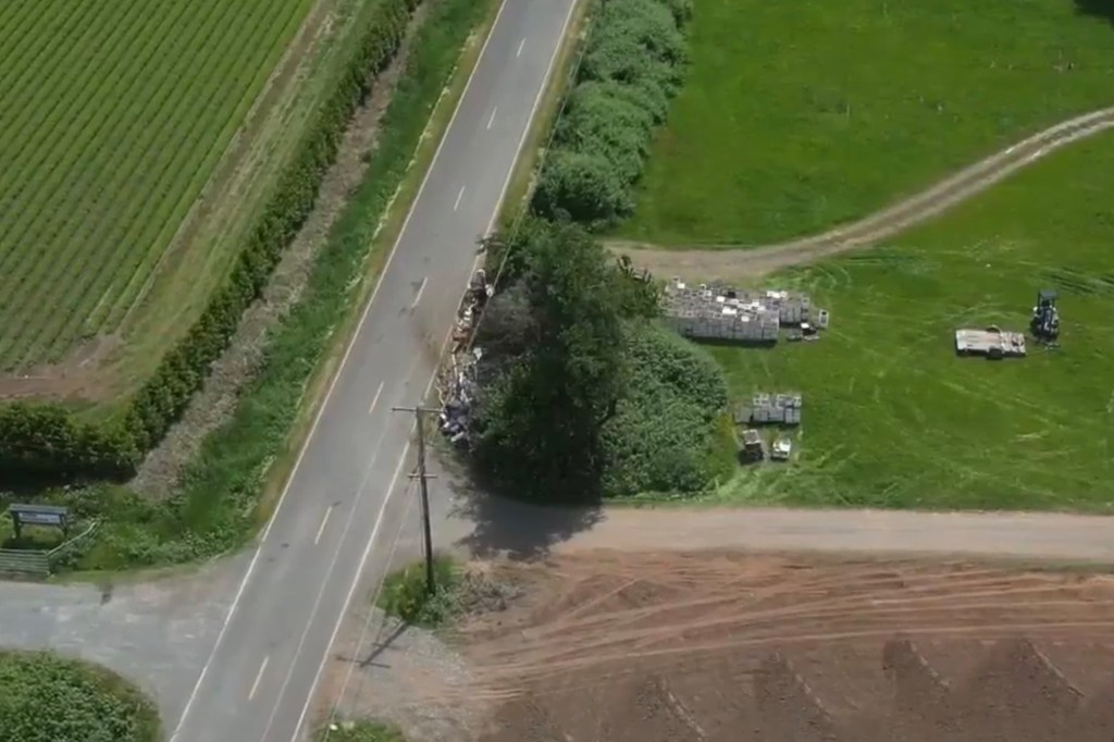 The incident happened near the Canadian border in a rural part of Washington state. 