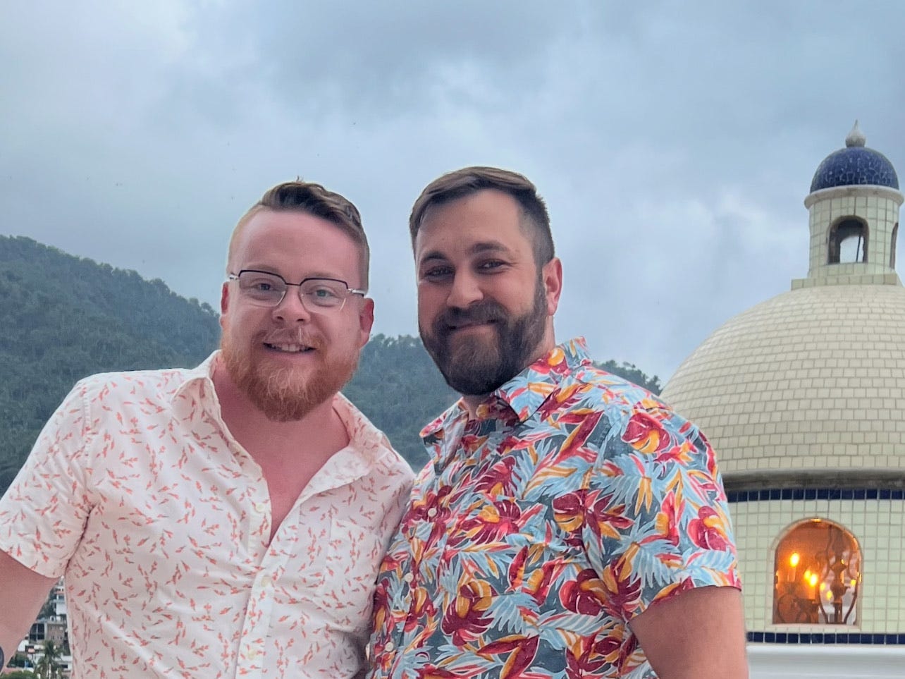 Austin Mark and his husband Bryan