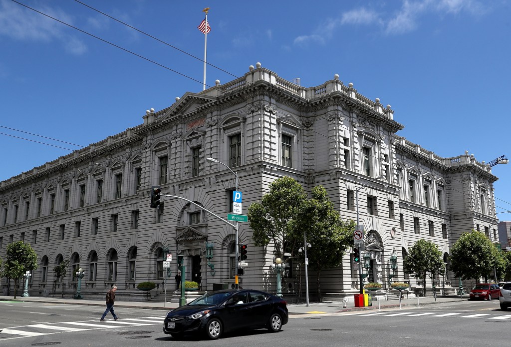 A view of the Ninth U.S. Circuit Court of Appeals  on June 12, 2017 in San Francisco, California.