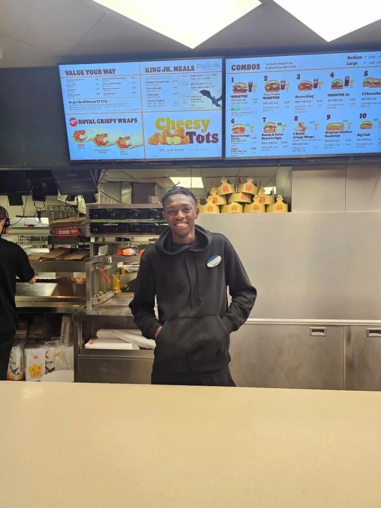 Baker in the Burger King.