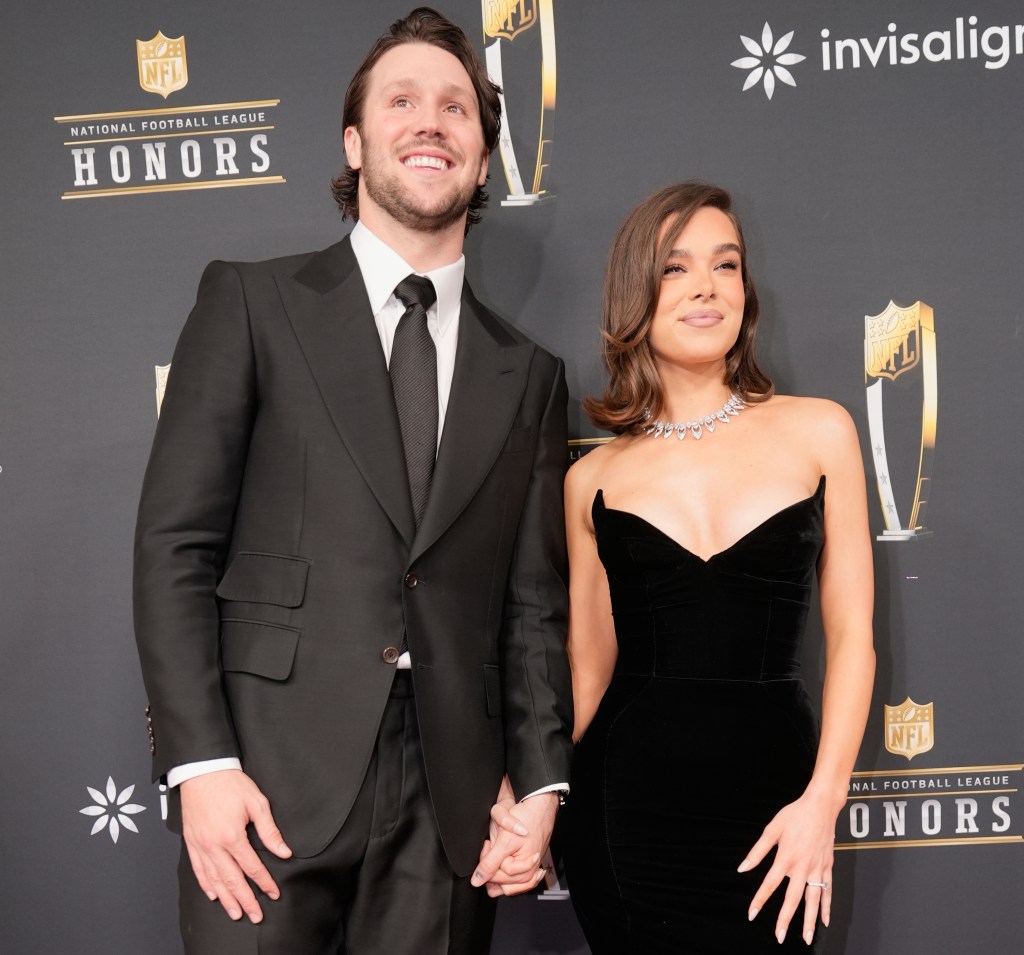 Josh Allen and Hailee Steinfeld