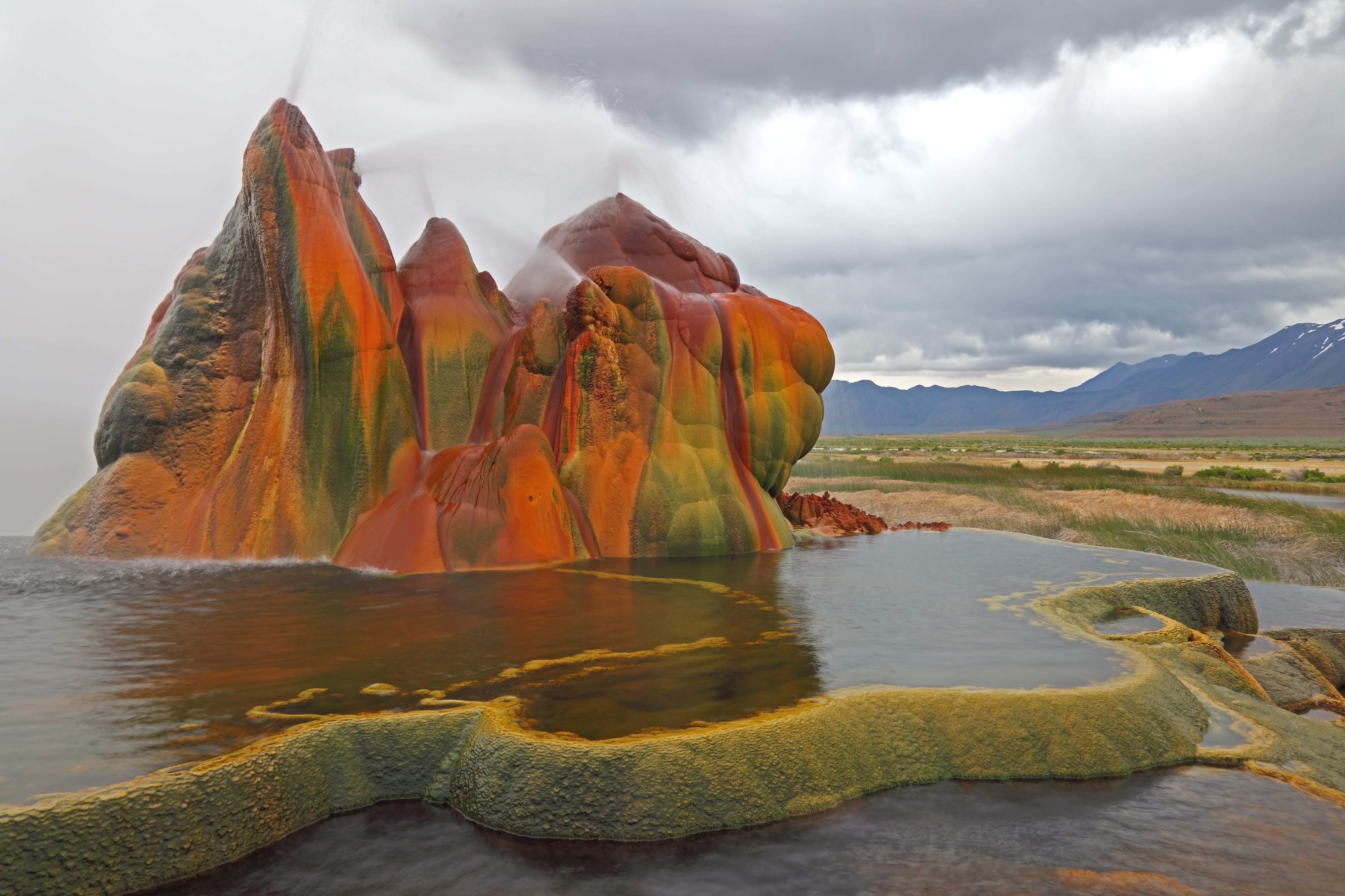 Fly Geyser, Nevada