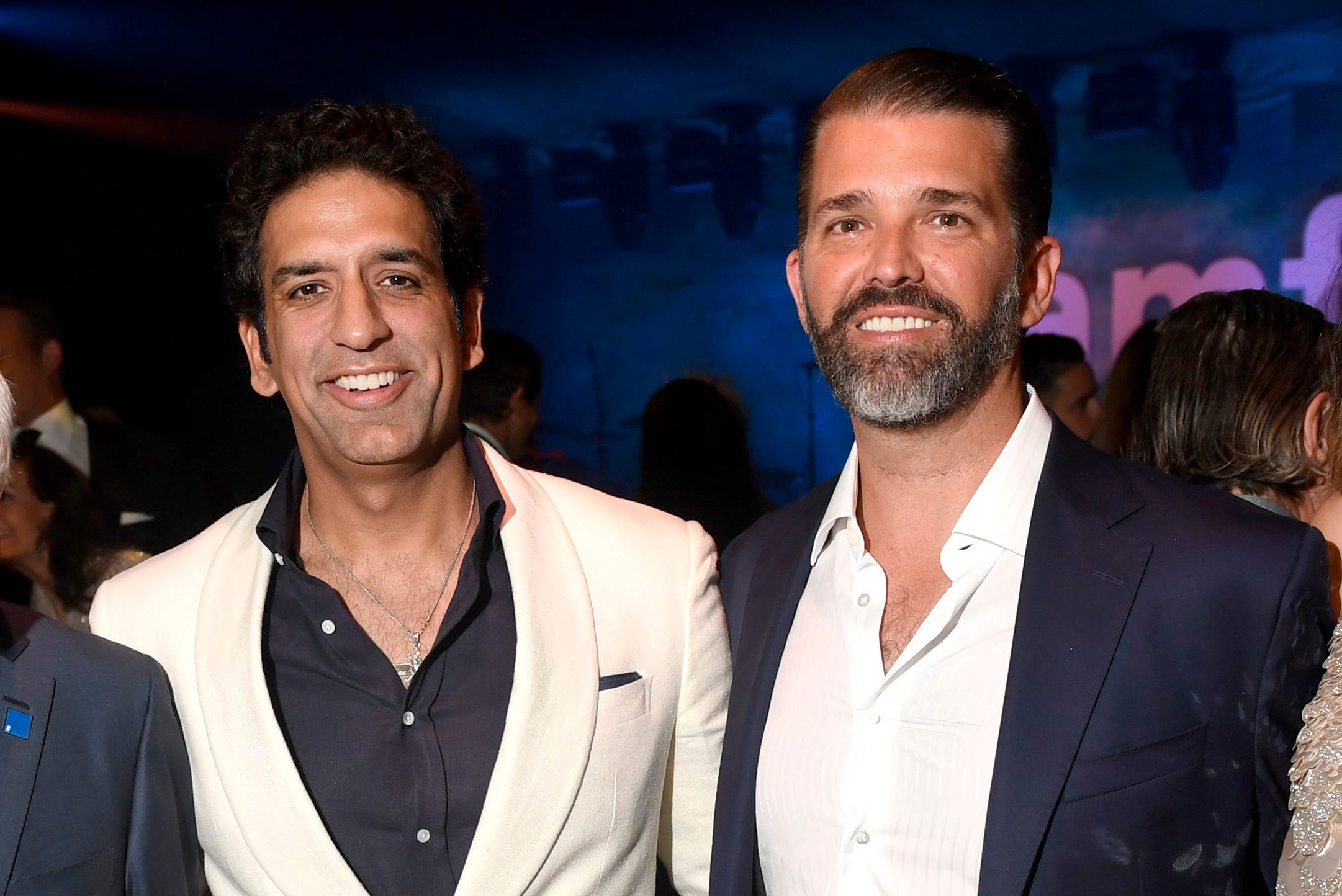 Omeed Malik and Donald Trump Jr.
