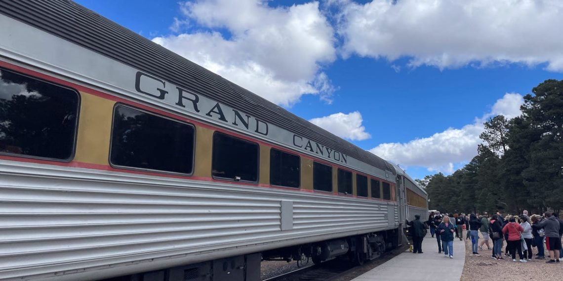 I ditched my car and hopped on a train to the Grand Canyon. Getting there took twice as long, but the $80 ride was worth it.