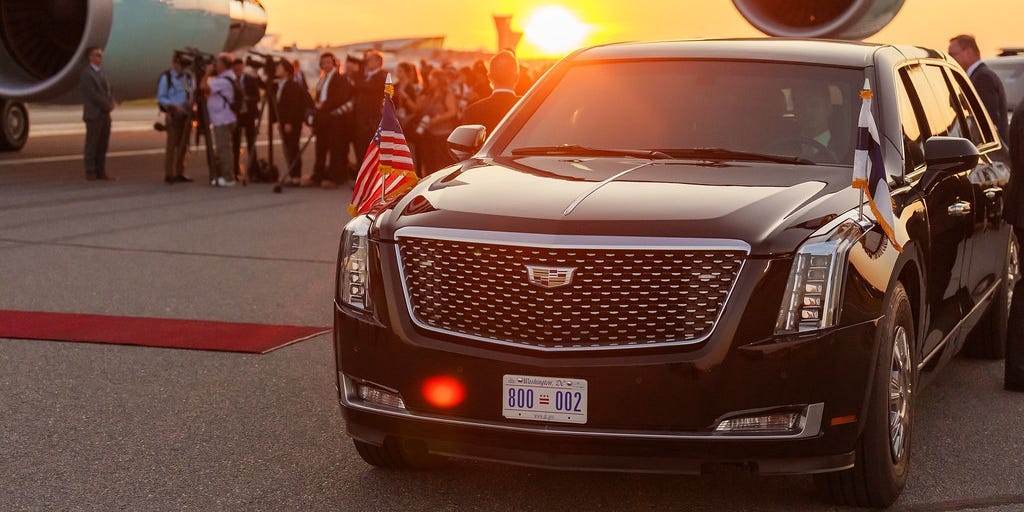Take a look inside ‘The Beast,’ Trump’s $1.5 million bulletproof presidential limousine