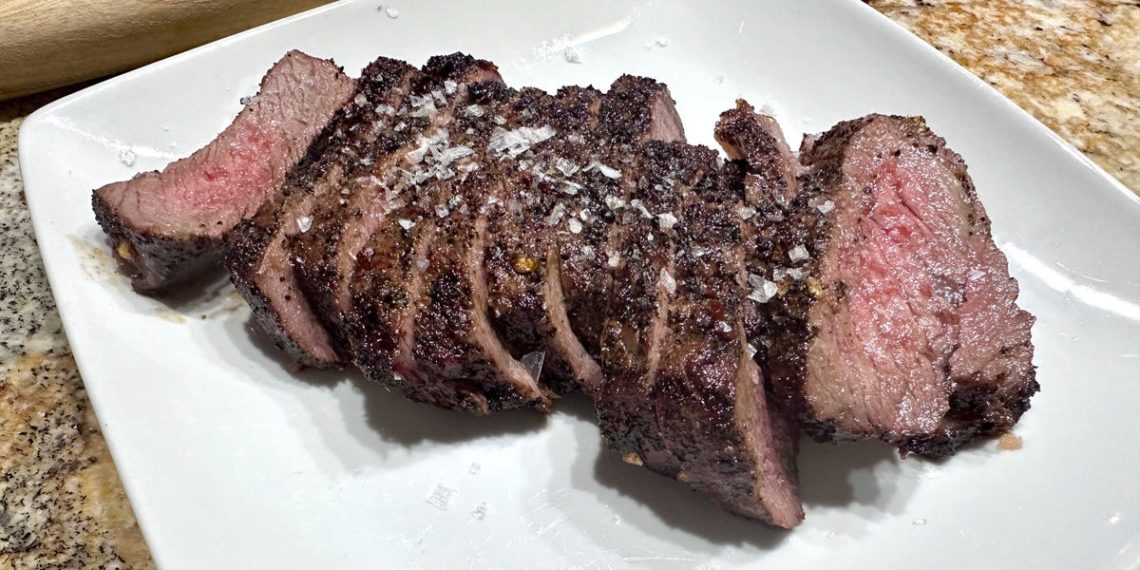 I tried Ina Garten’s recipe for New York strip steaks. The tender, juicy cuts of meat were some of the best I’ve ever had.