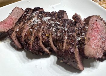 I tried Ina Garten’s recipe for New York strip steaks. The tender, juicy cuts of meat were some of the best I’ve ever had.