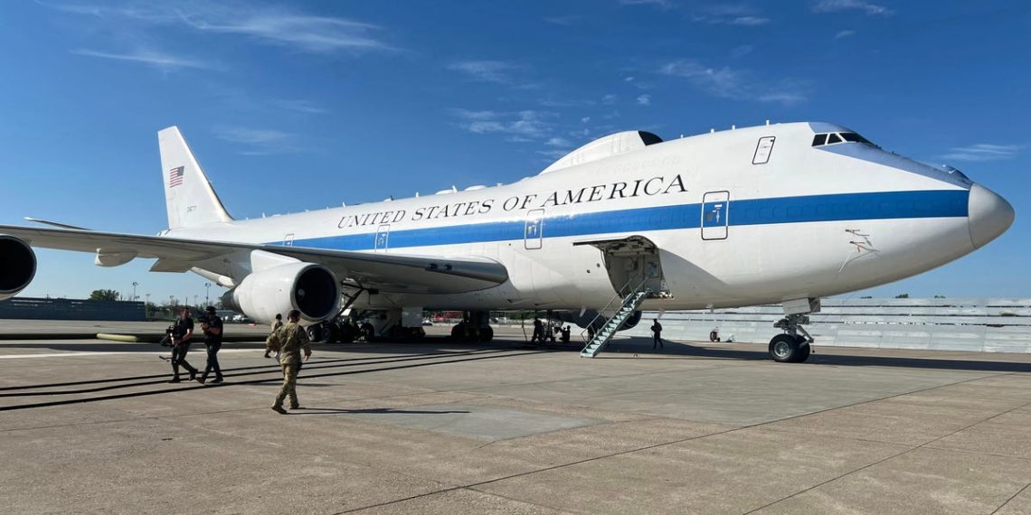 See inside the E-4B ‘Nightwatch,’ nicknamed the ‘doomsday plane’ for its ability to help US presidents survive nuclear war