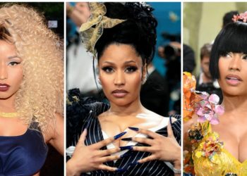 Nicki Minaj wore a deconstructed ‘dandy pinstripe suit’ to her 8th Met Gala. Here are all of her gala ensembles.