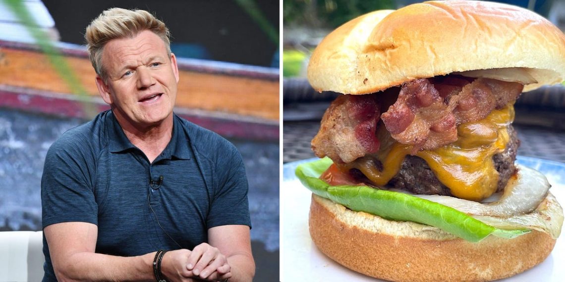 I made Gordon Ramsay’s ‘perfect’ 10-minute burger, and it tasted restaurant-worthy