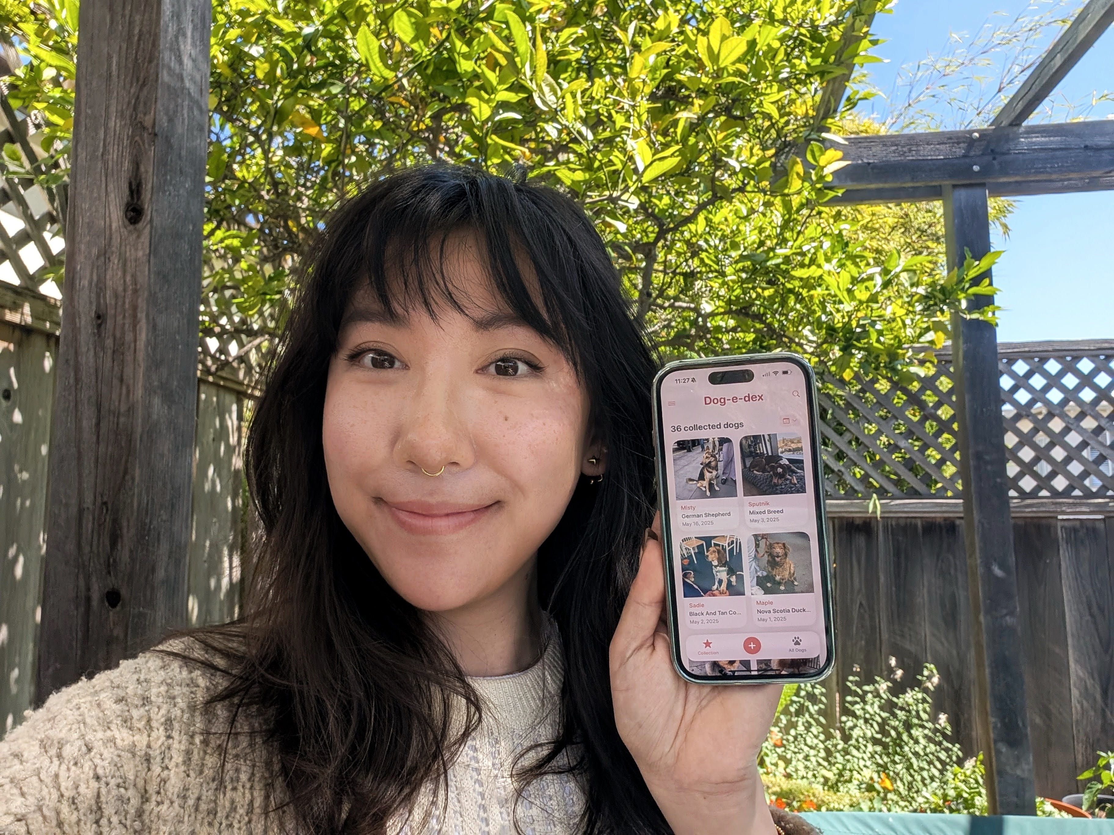 Cynthia Chen, a designer who built Dog-e-dex