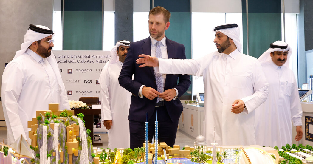 A Trump Family Push for Profit on Three Continents Breaks Historical Norms