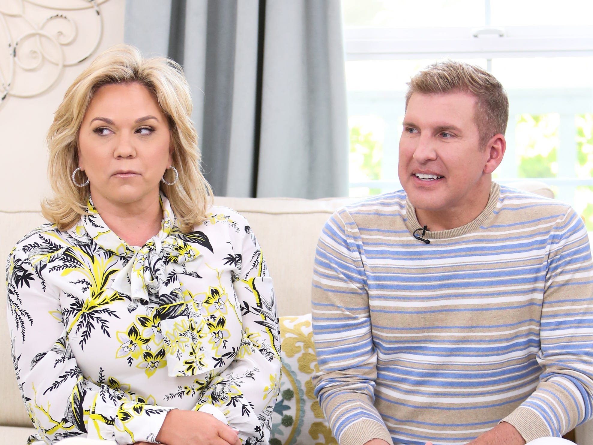 Reality TV personalities Julie Chrisley and Todd Chrisley in 2018.